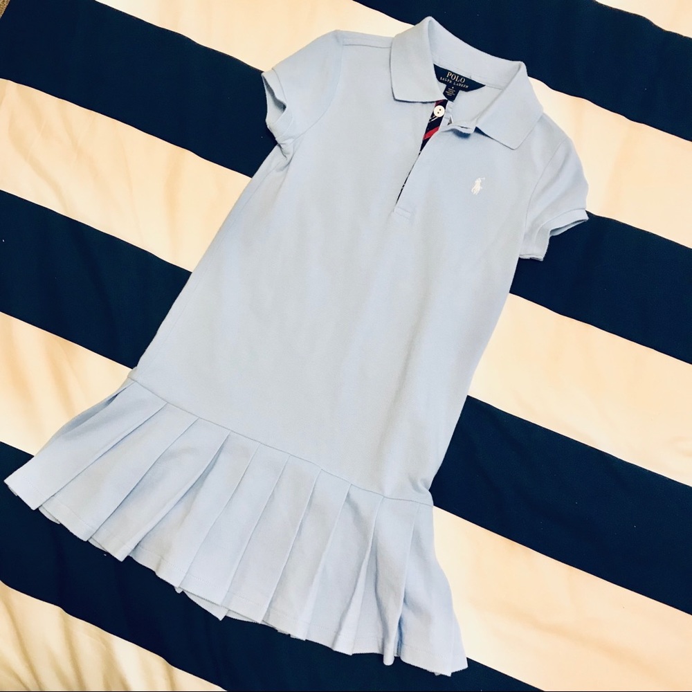 NWT Polo drop waist shirt dress w/box pleats